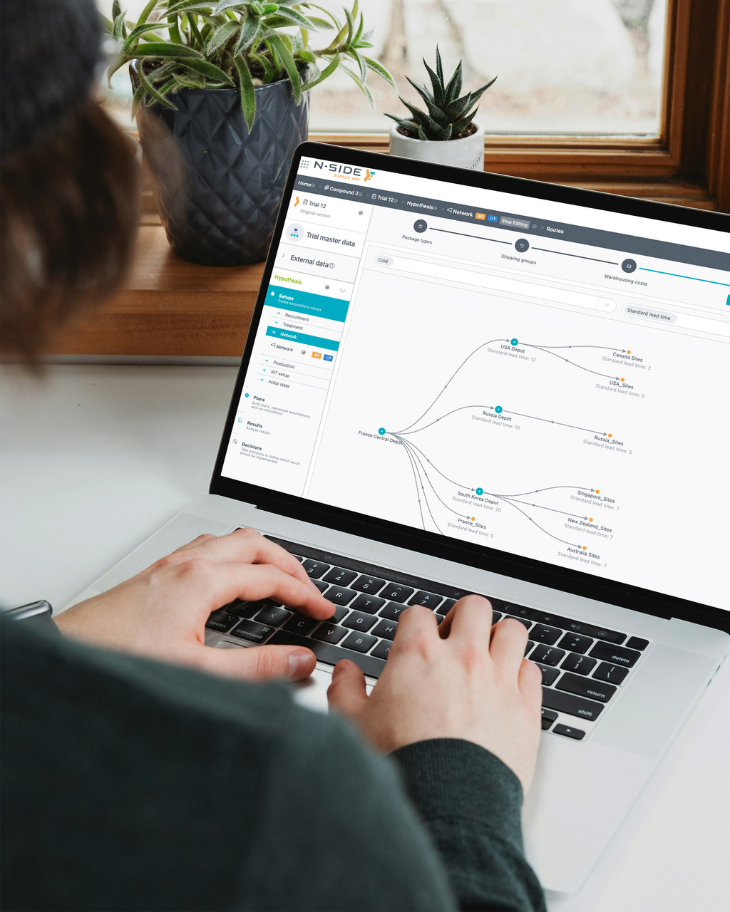 Risk-based clinical supply optimization solution