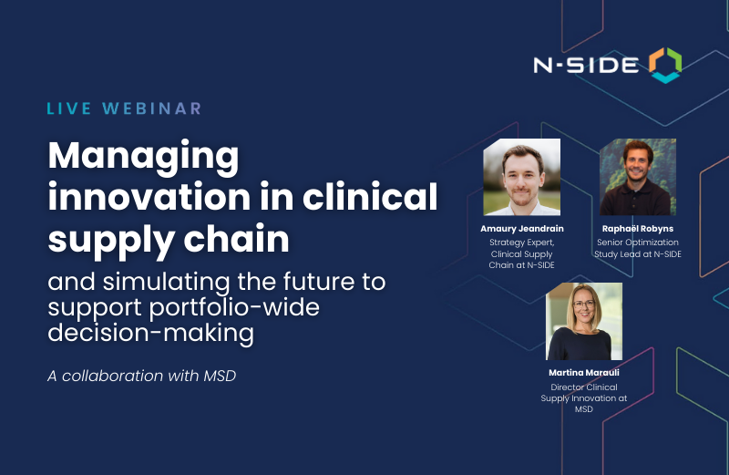 Managing innovation in clinical supply chain & simulating the future to support portfolio-wide decision-making